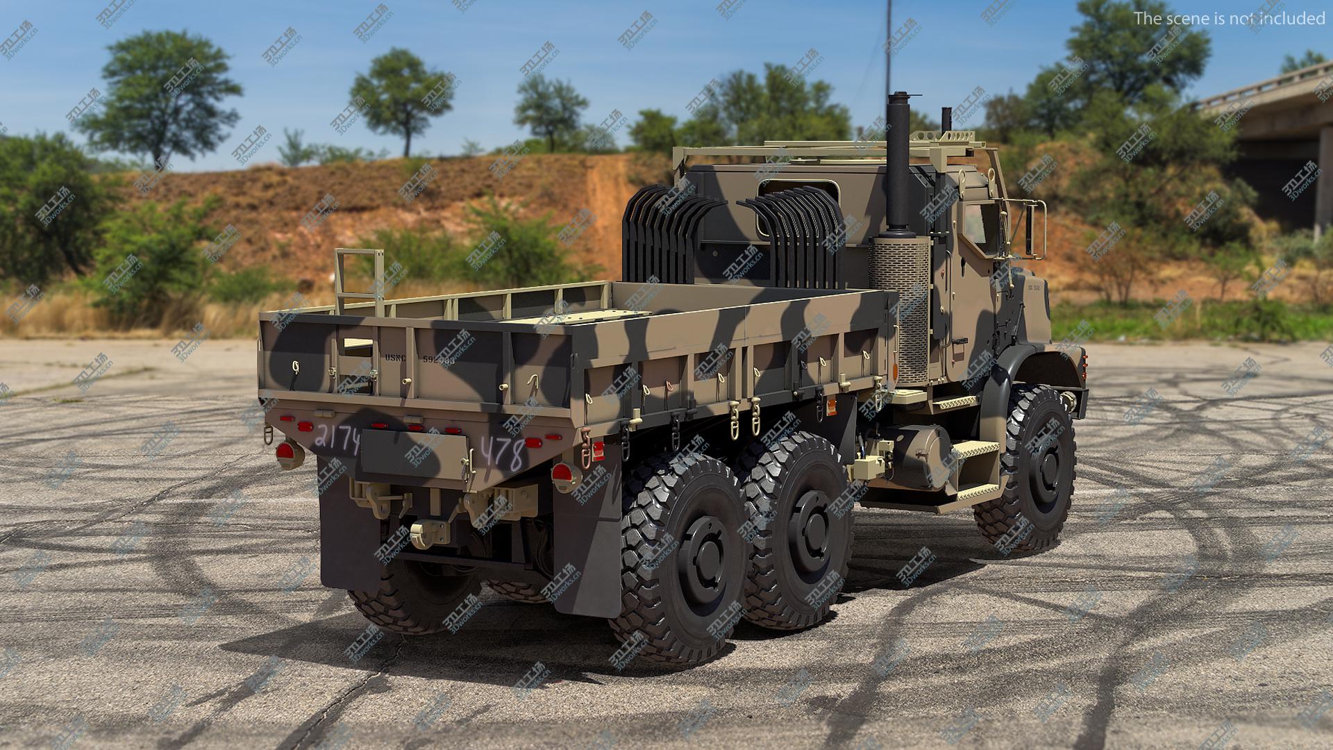 images/goods_img/20210313/Military Medium Cargo Truck 6x6 Sand Camo 3D model/5.jpg